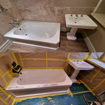 Bath re-enamelling & Resurfacing done in Wolverhampton