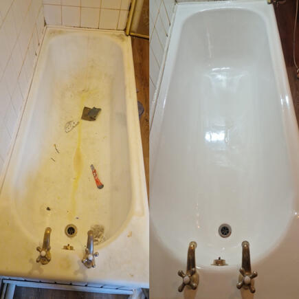 Bath re-enamelling & Resurfacing done in Wolverhampton