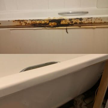 steel bath rust repaired in Birmingham