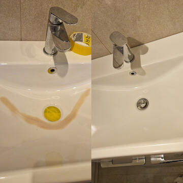 ceramic sink crack repair done in Birmingham