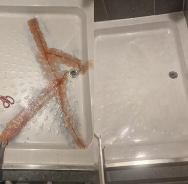 shower tray crack repair completed in Birmingham