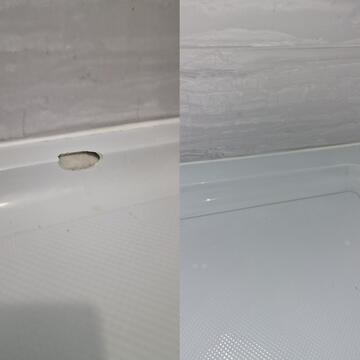 shower tray crack repair completed in Birmingham